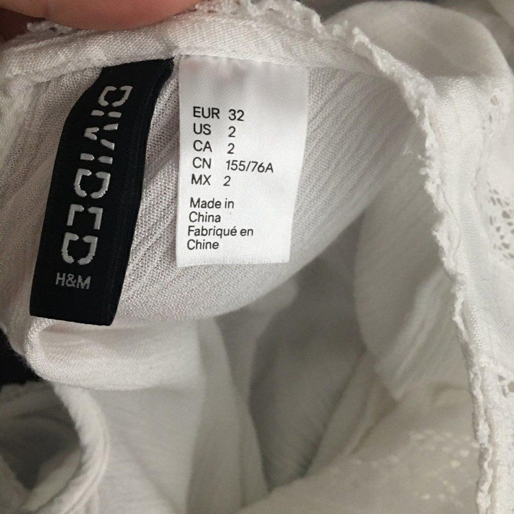 Divided  H&M White  Blouse - Picture 4 of 5